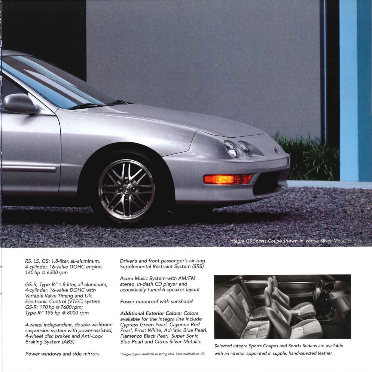 1998 Acura Brochure Page 10
